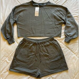 Grey blue Matching Lounge Set